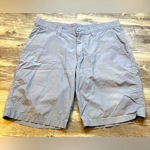 Men’s Size 32” Waist. Columbia Fishing Shorts. Athletic. Grey. 10” Inseam